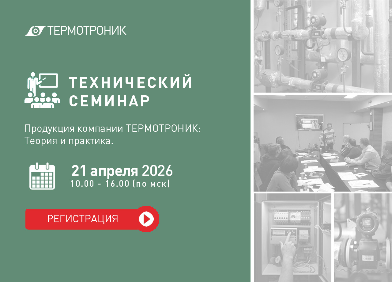 Технический семинар ТЕРМОТРОНИК: теория и практика.