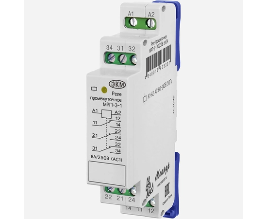 Реле промежуточное МРП-3-1 ACDC230В УХЛ4