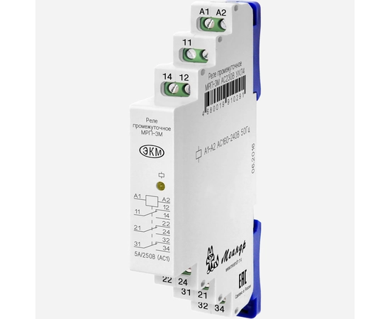 Реле промежуточное МРП-3М AC230В УХЛ4