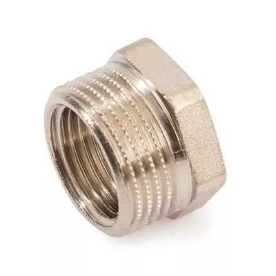STOUT  Футорка никелированная 1"X3/8